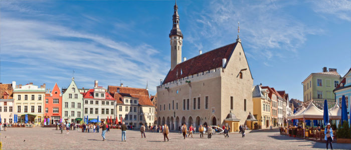 Platz in Tallinn, Estland