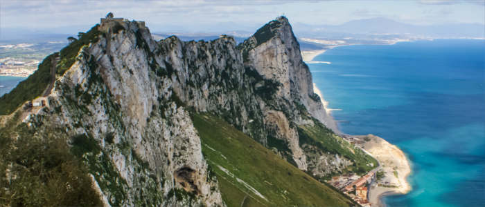 Gibraltars Kalkgestein