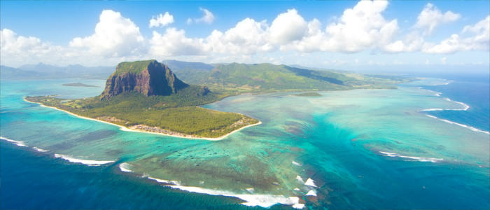 Mauritius im Indischen Ozean