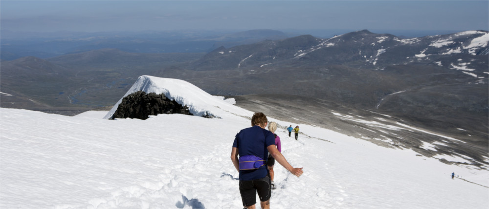 Schneewandern in Jotunheimen